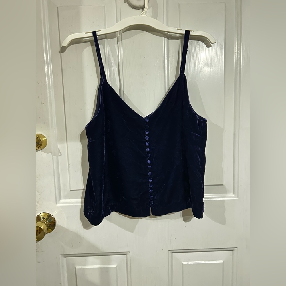 Madewell velvet tank